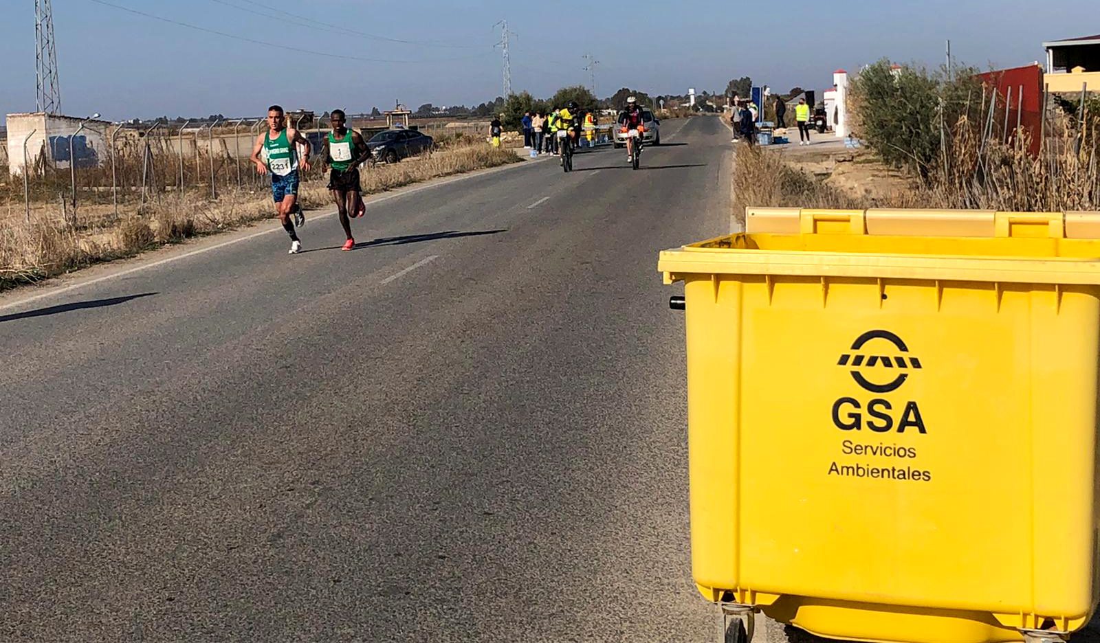 GSA garantiza la limpieza durante la Media Maratón Sevilla-Los Palacios