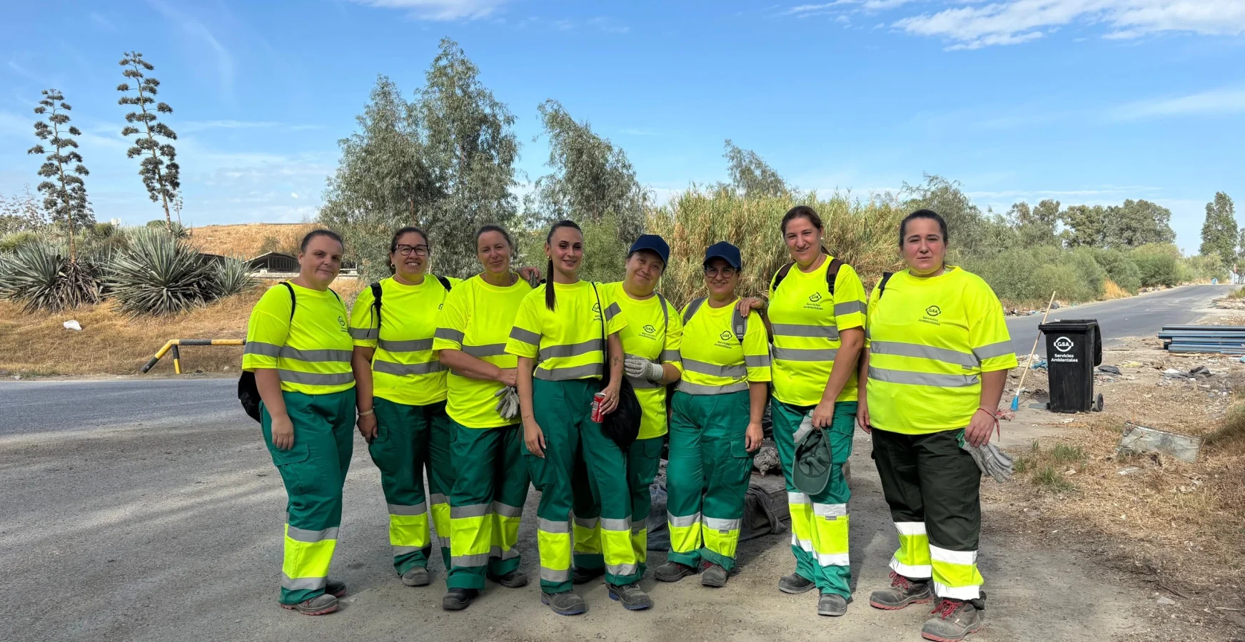 Jornada de lunes a jueves en GSA Servicios Ambientales chicas